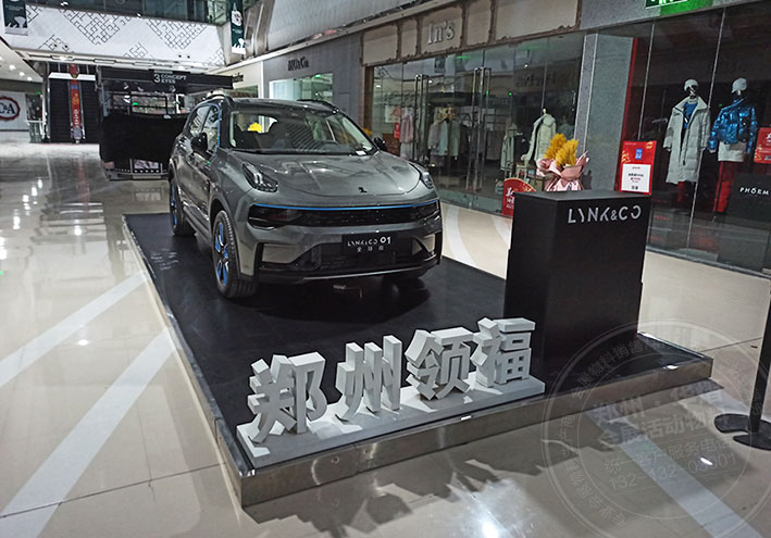 郑州二七万达商场车展首选华熠地台租赁出租