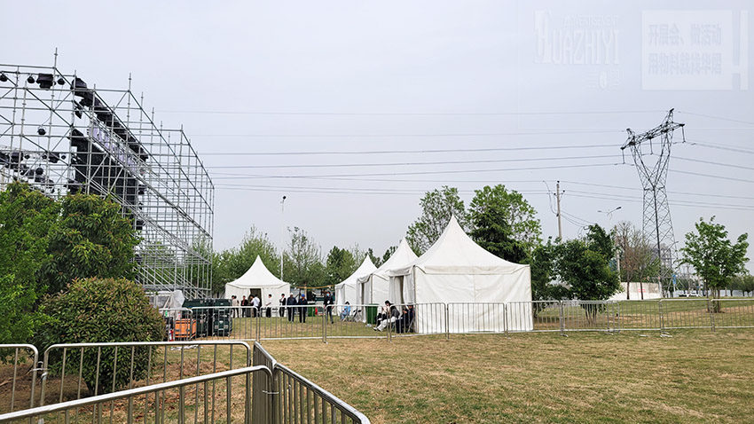郑州新乡篷房租赁出租厂家搭建尖顶篷房